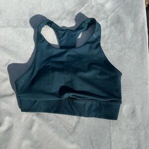 Old Navy Dark Green Racerback Sports Bra Intimates